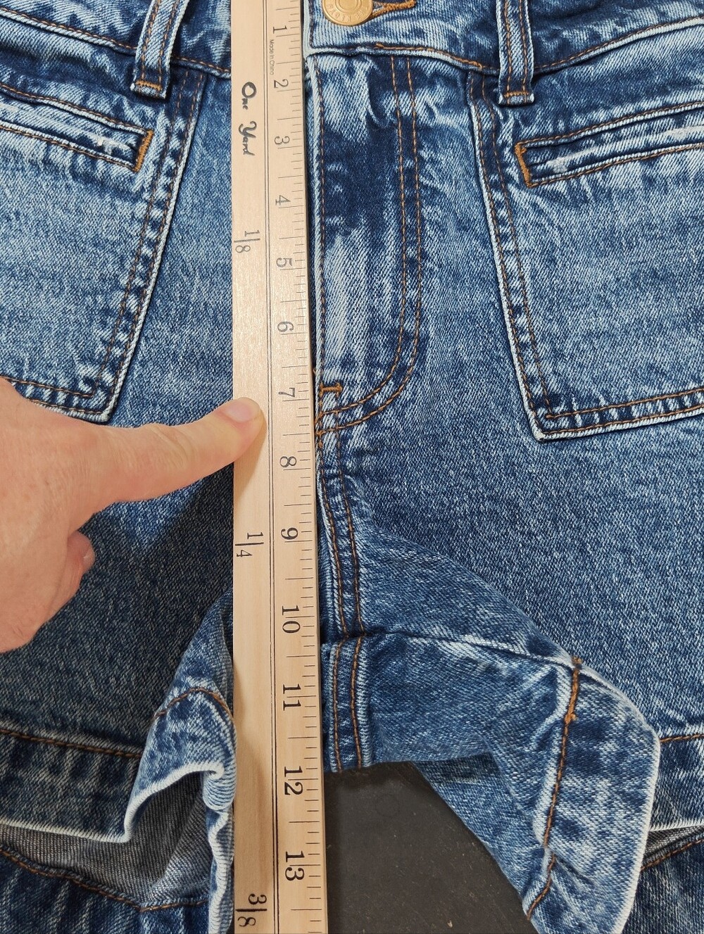 KUT From The Kloth Women’s Size 0 Jane High Rise Short Jean Shorts - Picture 7 of 8